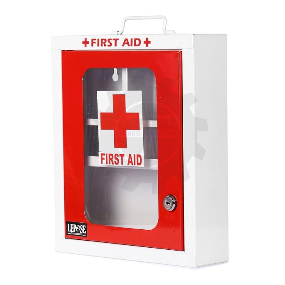 Lepose Wall mountable Metal First Aid Box/Emergency Medical kit/First Aid Box for School, Office/Home,Multi Partation